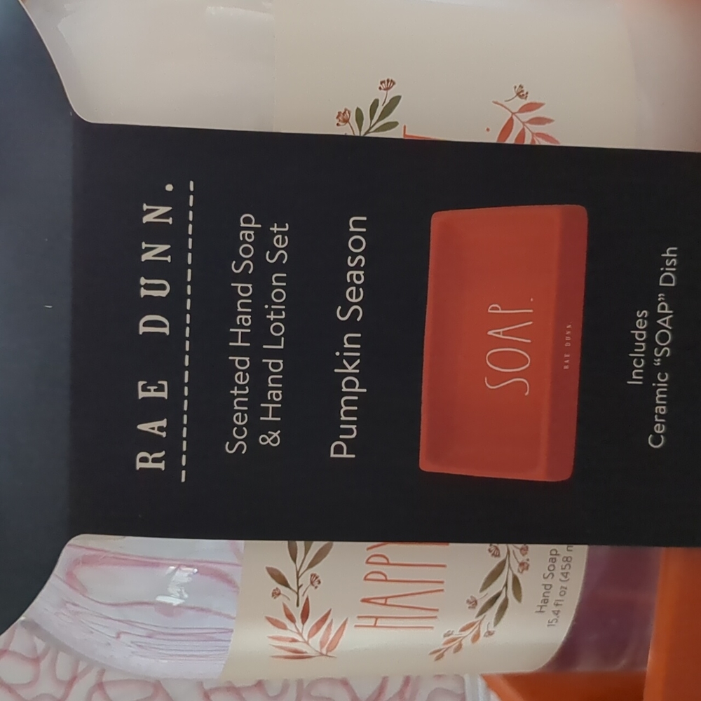 Rae Dunn scented hand soap & lotion set - Picture 2 of 4